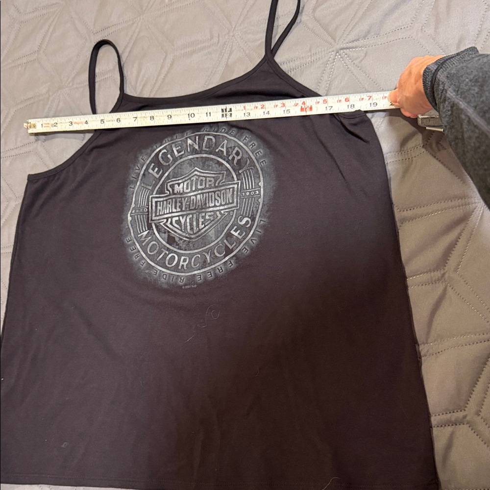 Harley-Davidson Black Camisole with Logo